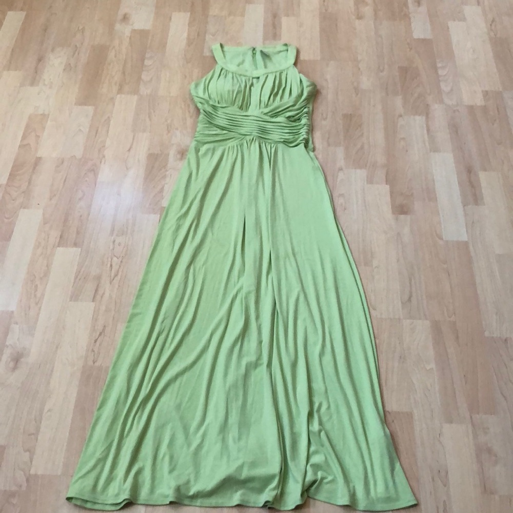 Lime maxi dress